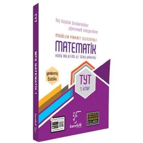 Yks Tyt Matematik Mps Konu Anlatımı Soru Bankası 1. Kitap - Karekök Yayınları