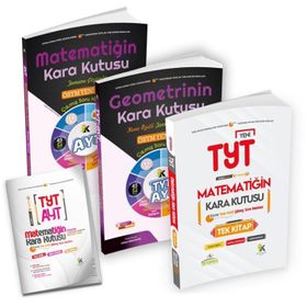 YKS TYT Matematik Tek Kitap AYT Matematik ve Geometrinin Kara Kutusu Çözümlü Çıkmış Soru Bankası Set - İnformal Yayınları
