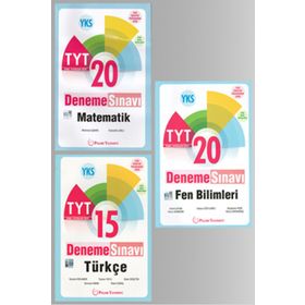 YKS TYT Matematik-Türkçe-Fen Bilimleri Deneme Seti Palme Kitabevi