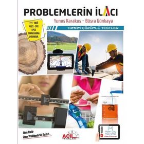 YKS TYT MSÜ KPSS Problemlerin İlacı Tamamı Çözümlü Testler-Acil Yayınları