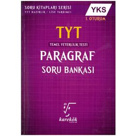 YKS TYT Paragraf Soru Bankası Karekök Yayıncılık