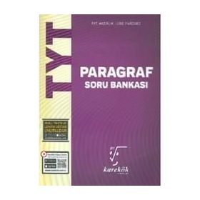YKS TYT Paragraf Soru Bankası Karekök Yayıncılık
