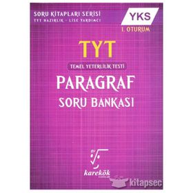 YKS TYT Paragraf Soru Bankası Karekök Yayıncılık