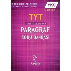 YKS TYT Paragraf Soru Bankası - Karekök Yayınları