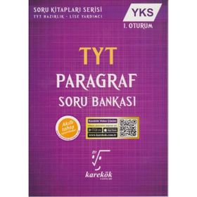 YKS TYT Paragraf Soru Bankası - Karekök Yayınları