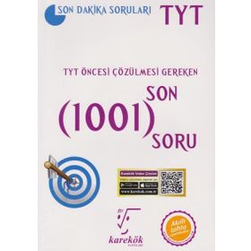 YKS TYT Son 1001 Soru Karekök Yayınları
