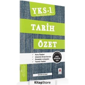 YKS TYT Tarih Özet 1.Oturum Delta Kültür Yayınları