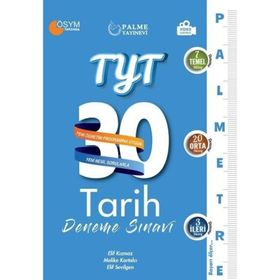 Yks Tyt Tarih Palmetre 30 Deneme Video Çözümlü-Palme Yayınları