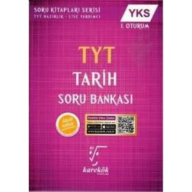 YKS TYT Tarih Soru Bankası Karekök Yayınları