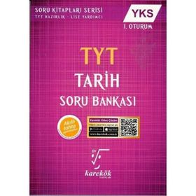 YKS TYT Tarih Soru Bankası Karekök Yayınları