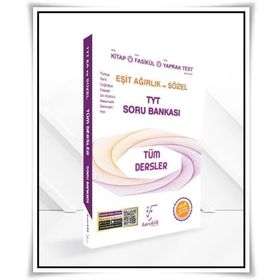 YKS TYT Tüm Dersler Eşit Ağırlık ve Sözel Soru Bankası Karekök Yayınları