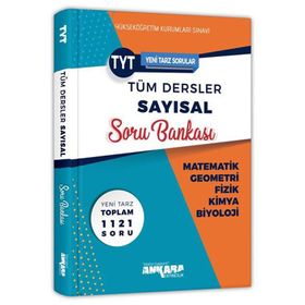 YKS TYT Tüm Dersler Sayısal Soru Bankası Ankara Yayıncılık