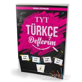 YKS TYT Türkçe Defterim İhsan Güverçin Pelikan Tıp Teknik Yayınları