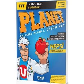 YKS TYT Türkçe Planet 9 Deneme Video Çözümlü-Uzman Yayınları