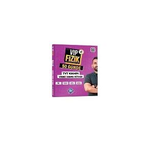 YKS TYT VİP Fizik 50 Günde TYT Kampı Video Ders Kitabı - KR Akademi Yayınları