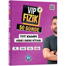YKS TYT VİP Fizik 50 Günde TYT Kampı Video Ders Kitabı - KR Akademi Yayınları