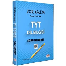 YKS TYT Zor Kalem Veysel Hoca dan Dil Bilgisi Soru Bankası Video Çözümlü - Editör Yayınları