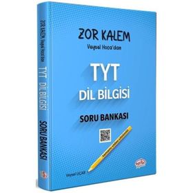YKS TYT Zor Kalem Veysel Hoca dan Dil Bilgisi Soru Bankası Video Çözümlü - Editör Yayınları