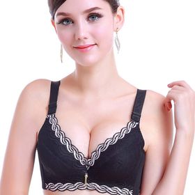 Ylishi Push Up Siyah Dantel Dolgulu Kadın Sütyen