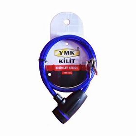 YMK 732 8 mm x 65 cm Bisiklet Kilidi