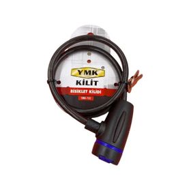 YMK 732 8 mm x 65 cm Bisiklet Kilidi