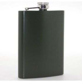 Ynt İthalat ALK2664 Paslanmaz Çelik 8 Oz Derili Tekli Matara