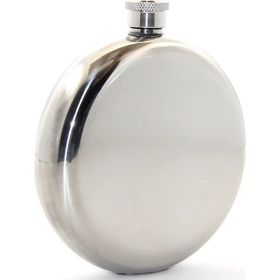 Ynt İthalat ALK2677 Paslanmaz Çelik Yuvarlak 8 Oz Tekli Matara