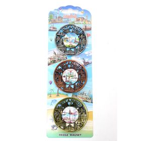 Ynt İthalat ALK2890 İstanbul Temalı Metal Magnet 3'lü Set