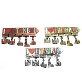 Ynt İthalat ALK3343 İstanbul Temalı Metal Magnet