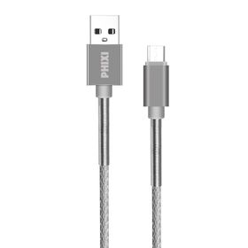 YNT İthalat CB610M Force Metal Örgü 100 cm Micro Usb Şarj ve Data Kablosu