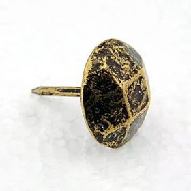 Ynt İthalat Eskitme Antik Barok Beşgen 18 mm - 10 Adet Kabara Raptiye