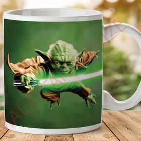 Yoda Usta Yıldız Savaşları Baskılı Kupa