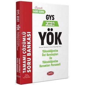 YÖK Üst Kuruluşları ile YÖK Personeli GYS Tamamı Çözümlü Soru Bankası - Data Yayınları