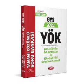 YÖK Üst Kuruluşları ile YÖK Personeli GYS Tamamı Çözümlü Soru Bankası - Data Yayınları