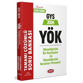 YÖK Üst Kuruluşları ile YÖK Personeli GYS Tamamı Çözümlü Soru Bankası - Data Yayınları