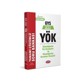 YÖK Üst Kuruluşları ile YÖK Personeli GYS Tamamı Çözümlü Soru Bankası - Data Yayınları