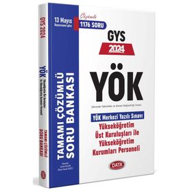 YÖK Üst Kuruluşları ile YÖK Personeli GYS Tamamı Çözümlü Soru Bankası - Data Yayınları