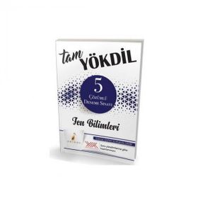 YÖKDİL Fen Bilimleri 5 Çözümlü Deneme Sınavı Pelikan Yayınları