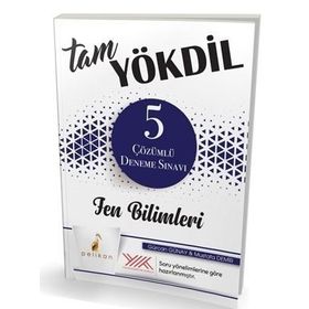 YÖKDİL Fen Bilimleri 5 Çözümlü Deneme Sınavı Pelikan Yayınları