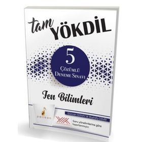 YÖKDİL Fen Bilimleri 5 Çözümlü Deneme Sınavı Pelikan Yayınları