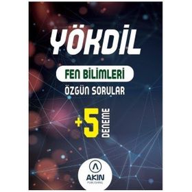 YÖKDİL Fen Bilimleri Özgün Sorular ve 5 Deneme - Akın Dil Yayınları