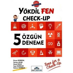 YÖKDİL Fen Check-up 5 Özgün Deneme Suat Gürcan İrem Yayıncılık