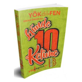 YÖKDİL Fen Günde 10 Kelime Cep Kitabı - Benim Hocam Yayınları
