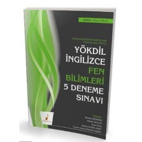 Yökdil İngilizce Fen Bilimleri 5 Deneme Sınavı-Pelikan Yayınları