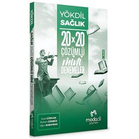 YÖKDİL Sağlık 20x20 Mini Denemeler Çözümlü-Modadil Yayınları