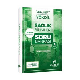 YÖKDİL Sağlık Bilimleri Tamamı Çözümlü Soru Bankası-Modadil Yayınları