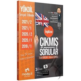 YÖKDİL Sosyal Tamamı Video Çözümlü Çıkmış Sorular Modadil Yayınları