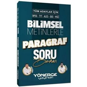 Yönerge 2023 KPSS TYT ALES DGS MSÜ Bilimsel Metinlerle Paragraf Soru Bankası