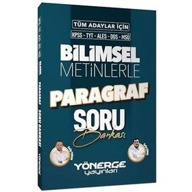 Yönerge 2023 KPSS TYT ALES DGS MSÜ Bilimsel Metinlerle Paragraf Soru Bankası
