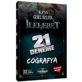Yönerge Kpss Coğrafya İlelebet 21 Deneme Dijital Çözümlü